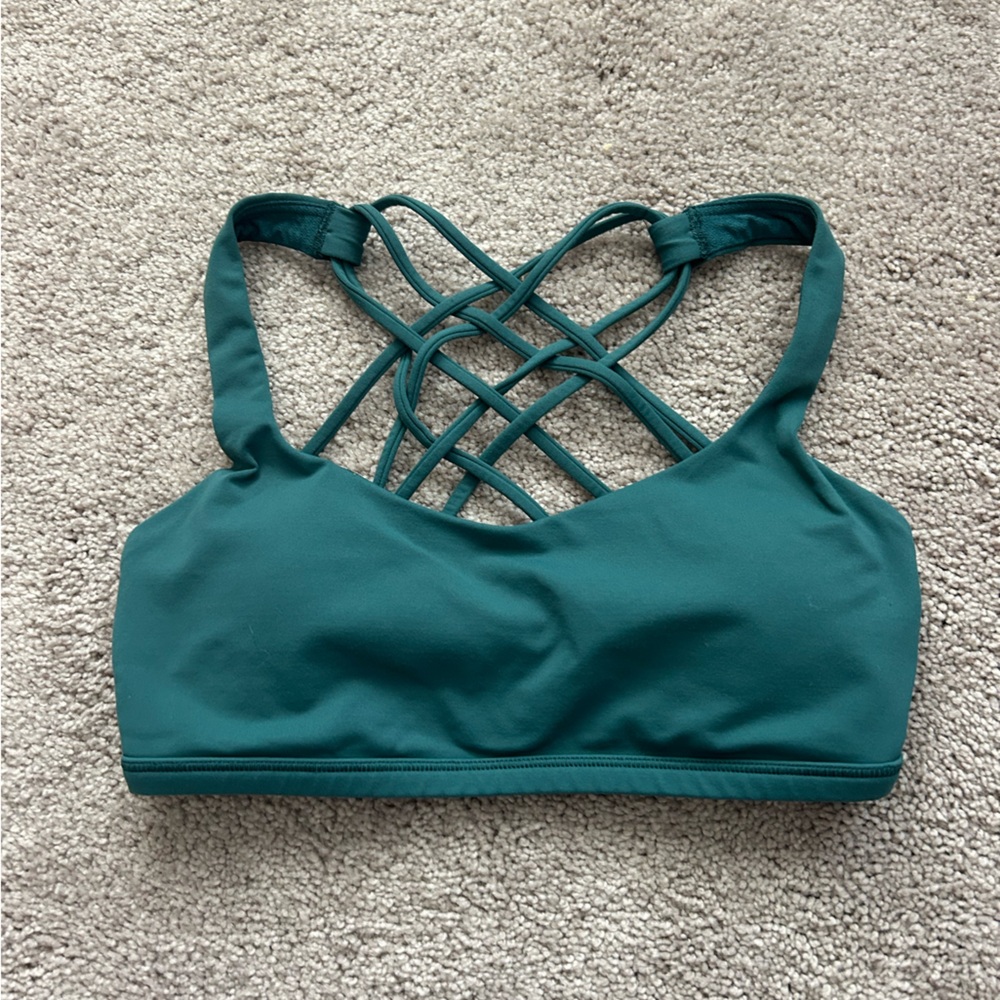 Teal Lululemon free to be wild